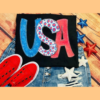 Truelove Apparel Women's Tees Small USA Tee
