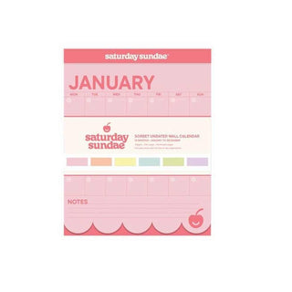 Studio Oh! Planner Undated Sorbet Wall Calendar