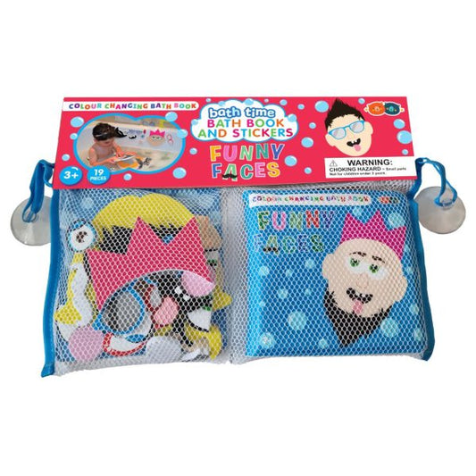 Funny Faces Color Changing Bath Book