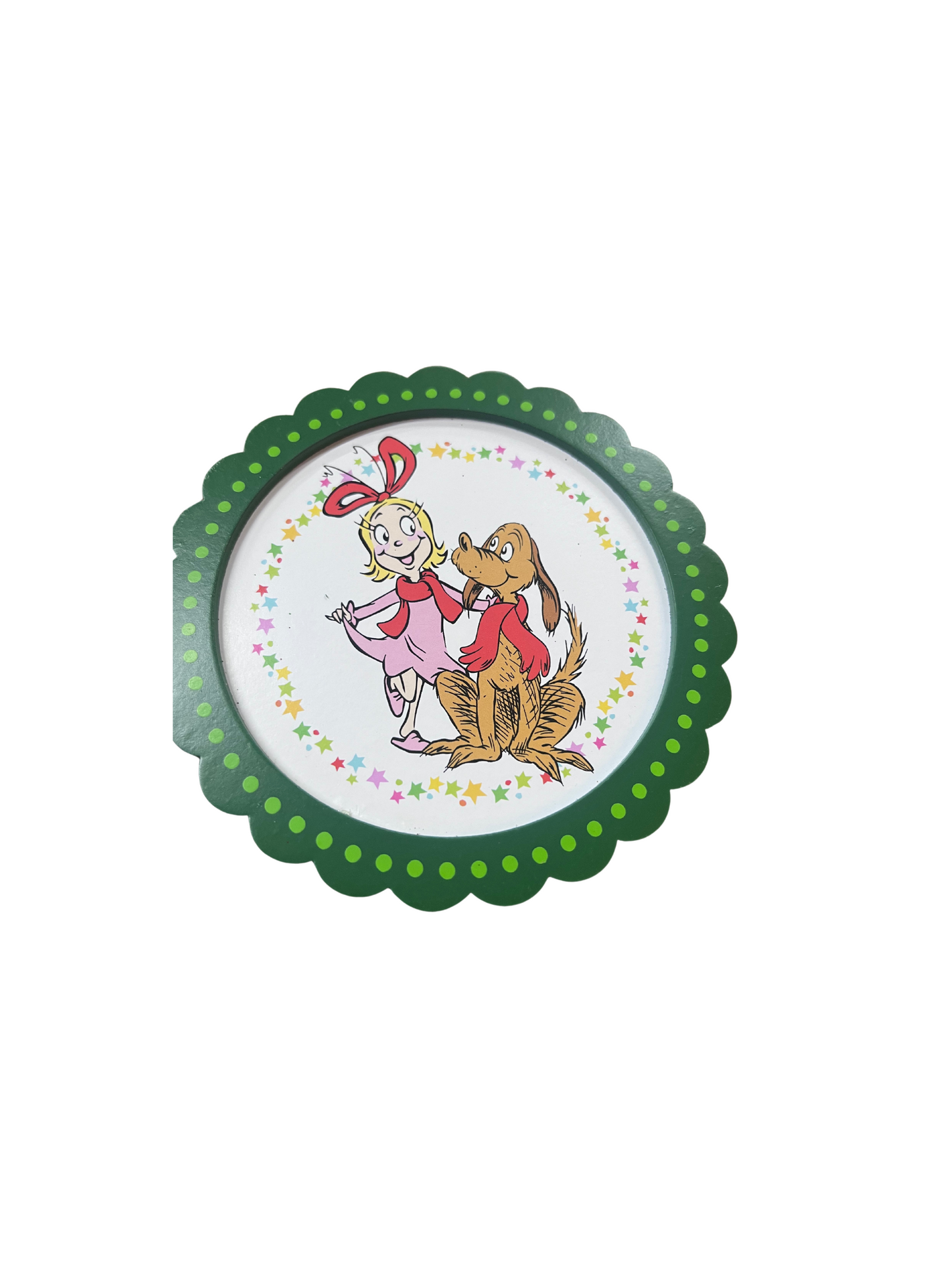 Grinch Circle Ornament