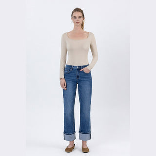 Vervet Women's Bottoms Vervet Benefactor Cuffed Jeans