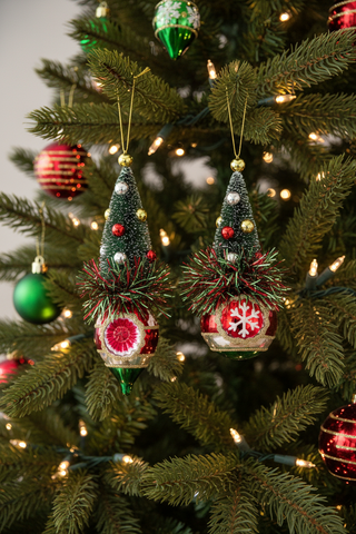 Vintage Sisal Tree Ornament
