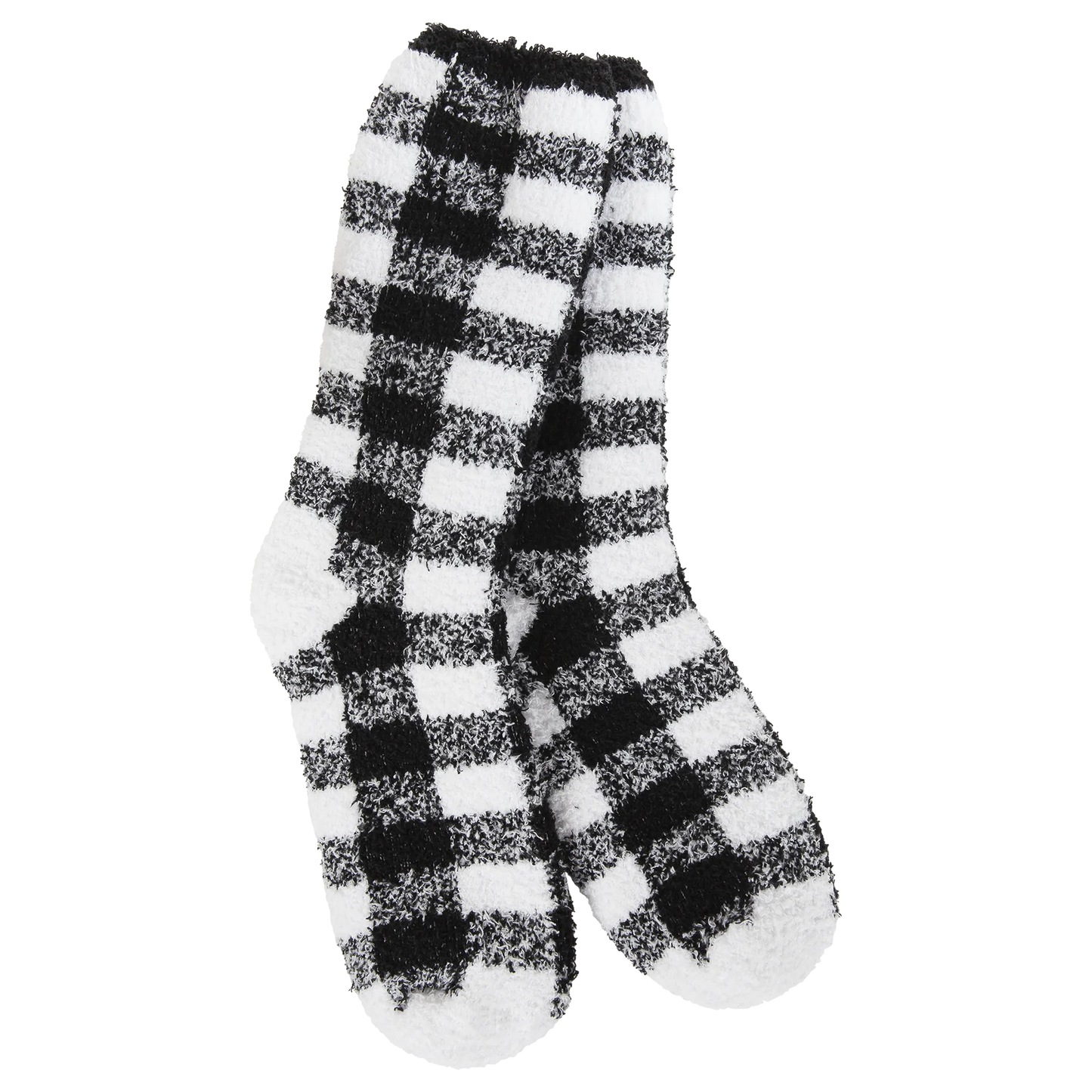 World's Softest Crew Socks Plaid