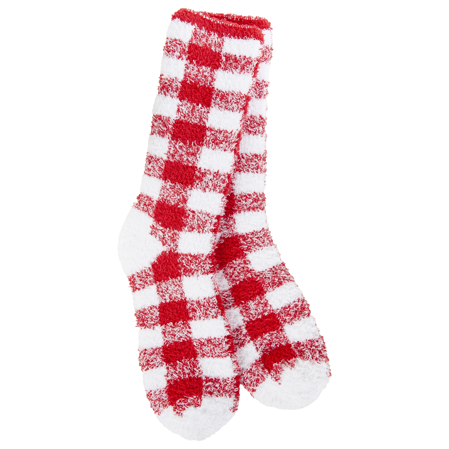 World's Softest Crew Socks Plaid