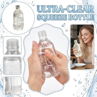 Prickly Pear ultra-clear squeeze bottle squishy toy, transparent plastic water bottle design