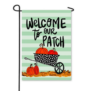 Baxter & Me Garden Welcome to Our Patch Garden Flag