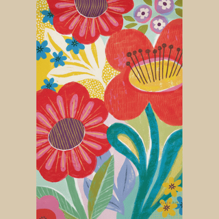 Whimsy Brights Garden Flag
