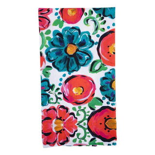 Glory Haus Dish Towel White Floral Tea Towel