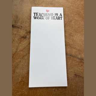 Work of Heart Notepad