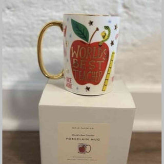 Mug with 'World's Best Teacher' design 