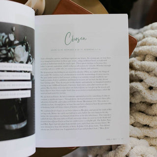 Worthy Bible Study book open to Chosen chapter, Week 2 Day 1
