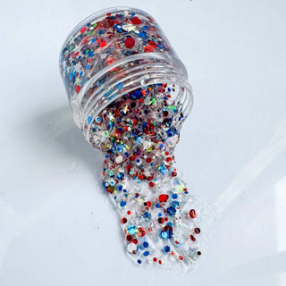 Gussy Up Bow Co Kid's Bath & Body Yankee Doodle Hair Glitter