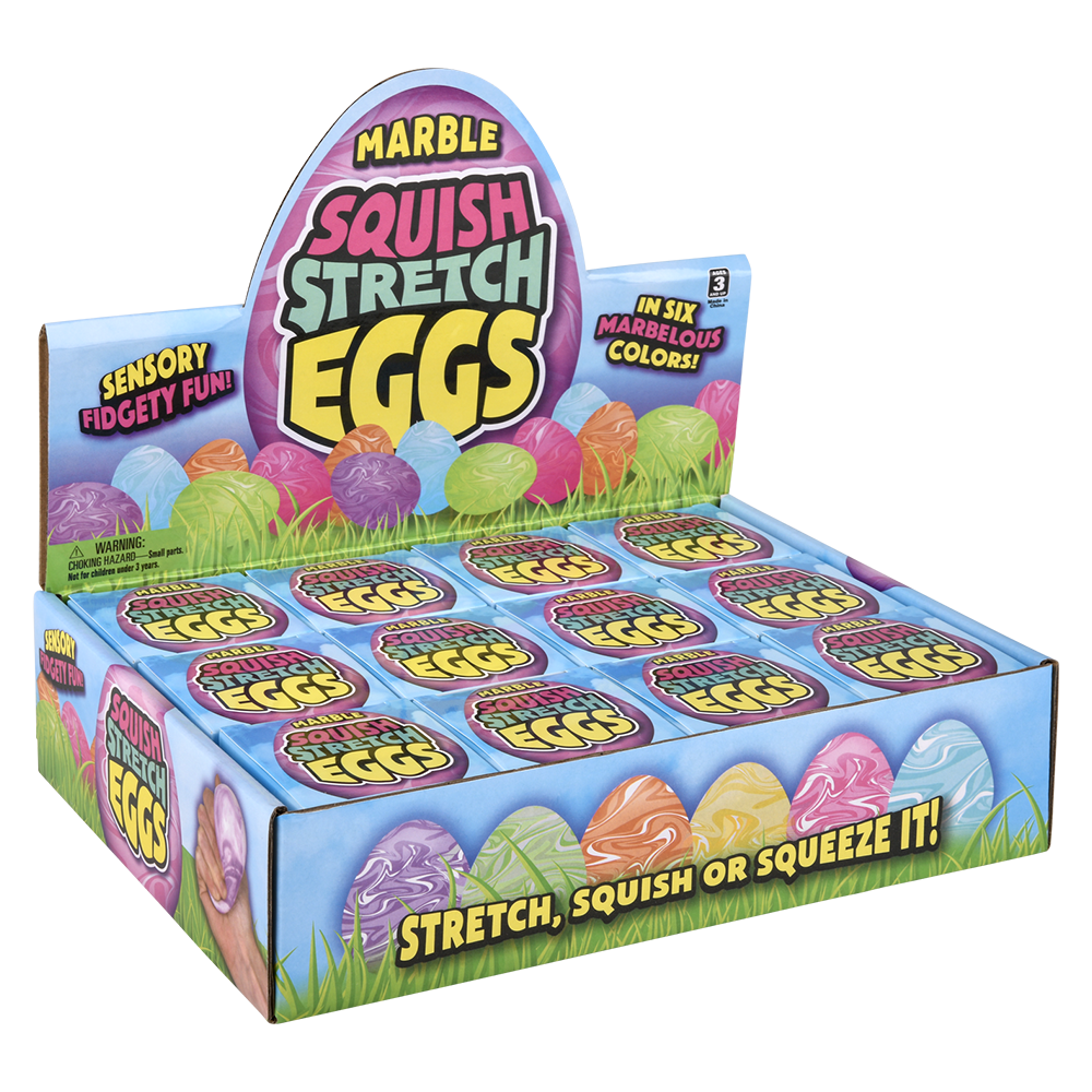 2.5" Squish Marble Egg