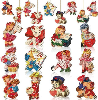Amazon Home Decor Vintage Valentine Ornaments