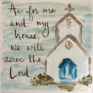 18" x 18" Rustic Framed Art