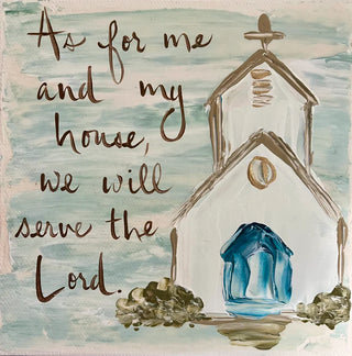 12" x 12" Rustic Framed Art