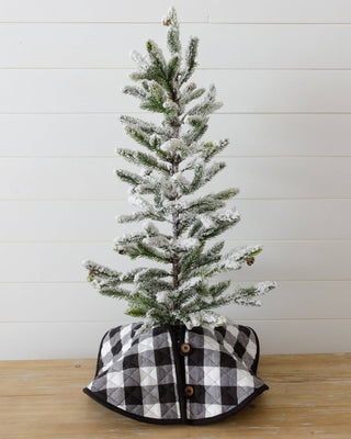 Audrey's Christmas Decor Check Tree Skirt