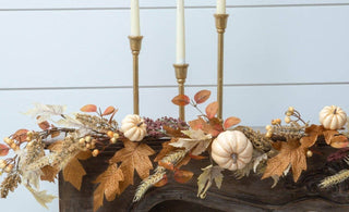 Audrey's Home Decor Garland - Fall Foliage and Pumpkins