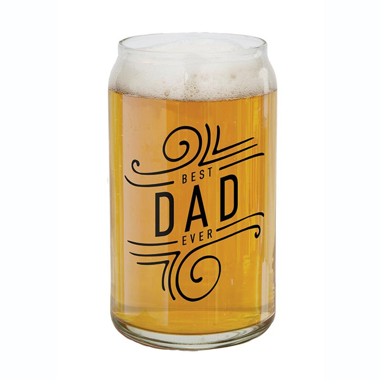 Best Dad Ever Glass