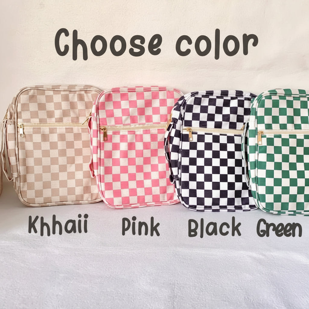 Checkered Bible Cover