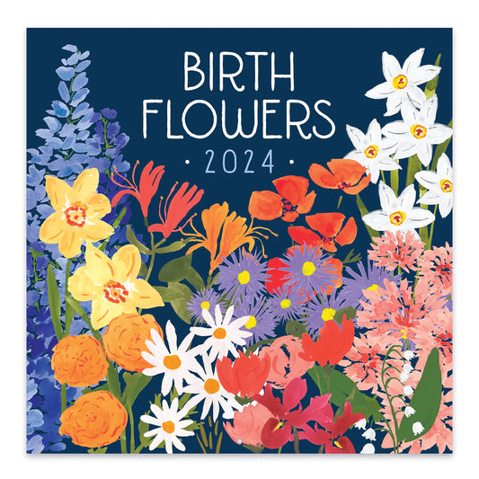 2024 Birth Flowers Wall Calendar