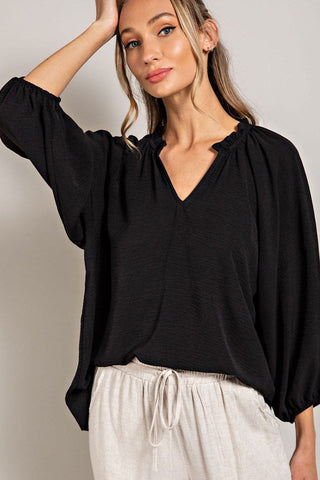 black blouse
