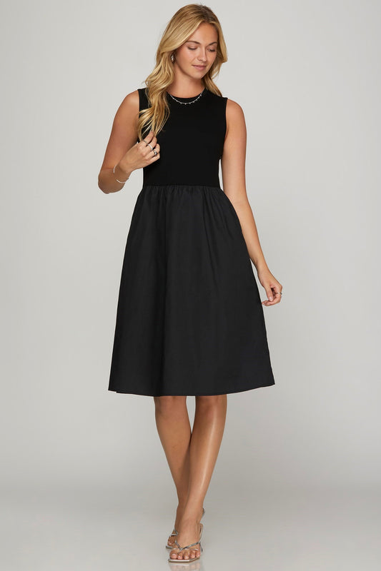 Sleeveless Midi Dress