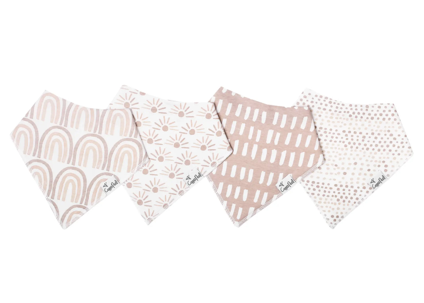 Copper Pearl Bandana Bibs