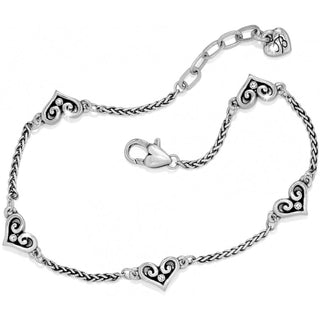Brighton Women's Bracelets Alcazar Heart Anklet