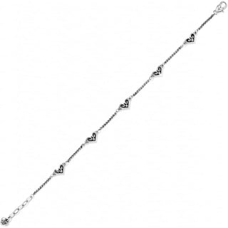 Brighton Women's Bracelets Alcazar Heart Anklet