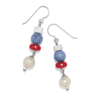 Brighton Women's Earrings Americana Beach French Wire Earrings