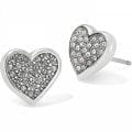 Brighton Women's Earrings Eden Heart Mini Post Earrings