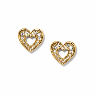 Brighton Women's Earrings Enchanting Heart Post Earrings