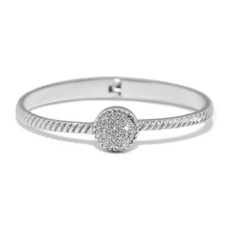 Brighton Women's Bracelets Illumina Celeste Dome Hinged Bangle