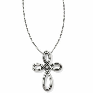 Brighton Necklaces Interlok Petite Cross Necklace