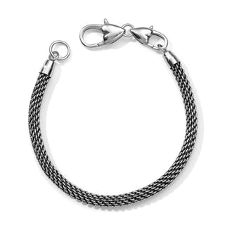 Brighton Beverly Glam silver-toned chain bracelet with lobster clasp closure
