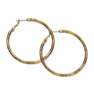 Brighton Women's Earrings Large Hoop Charm Earrings