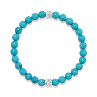 Brighton Women's Bracelets Meridian Petite Turquoise Stretch Bracelet