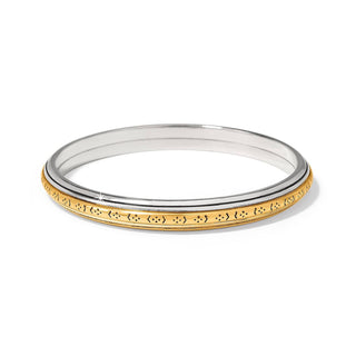 Brighton Women's Bracelets Mosaic Two Tone Bangle