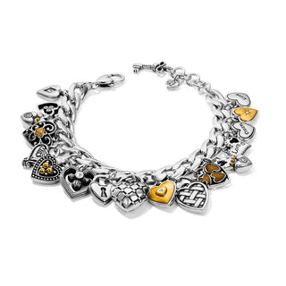 Brighton Women's Bracelets One Heart Charm Bracelet