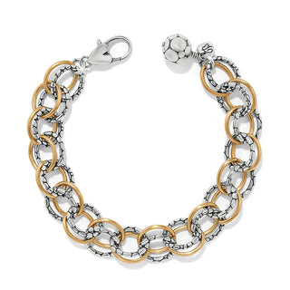 Brighton Women's Bracelets Pebble Link Two Tone Bracelet