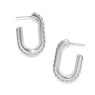 Brighton Women's Earrings Pretty Tough Link Hoop Earrings