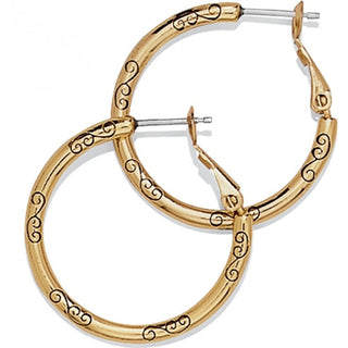 Brighton Women's Earrings Small Hoop Charm Earrings