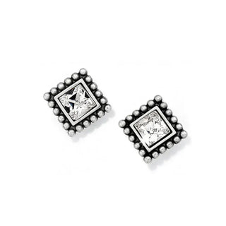 Brighton Earrings Sparkle Square Mini Post Earrings
