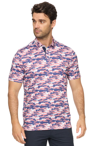 Brookings Camo Performance Polo