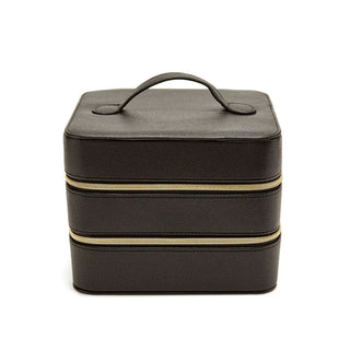 Brouk & Co Jewelry Storage Black Leah Travel Cosmetic Case