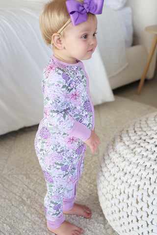 Lavender Lullaby Convertible Zip Romper
