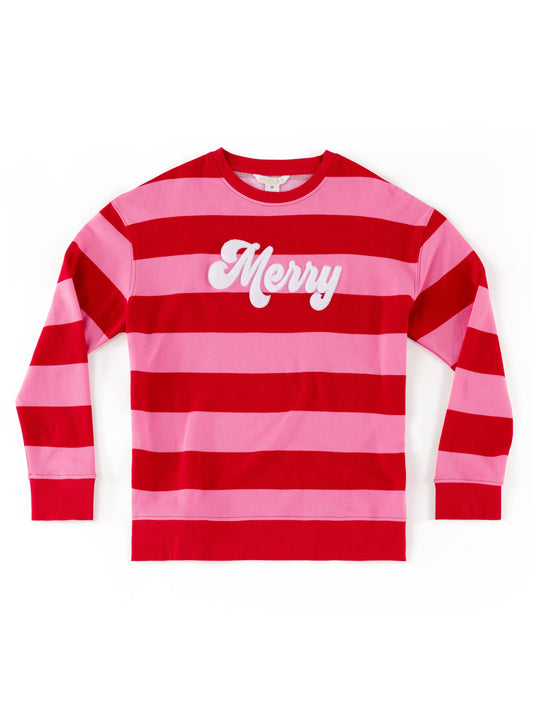 Merry Stripe Sweatshirts