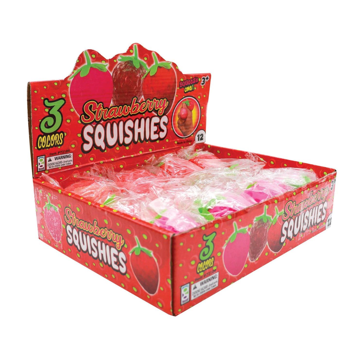 STRAWBERRY SQUISHIES  12/DSP