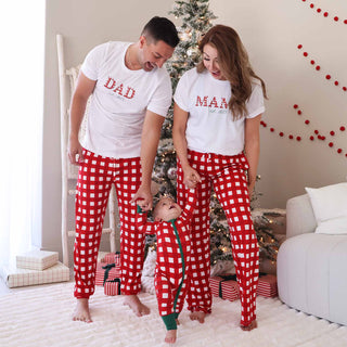 Caden Lane Unisex Pajamas Checking It Twice Unisex Adult Pajama Pants